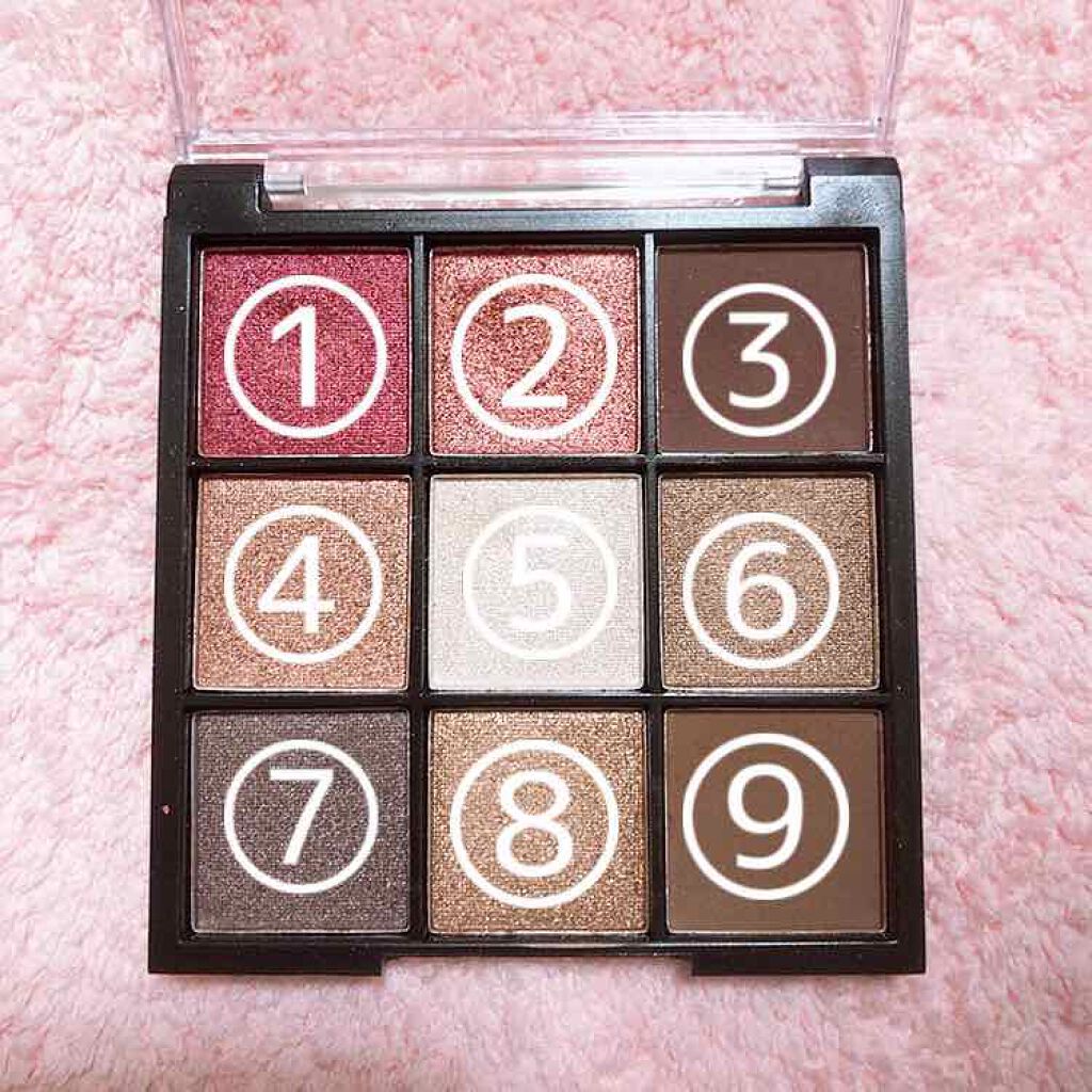UR GLAM BLOOMING EYE COLOR PALETTE/U R GLAM/アイシャドウパレットを使ったクチコミ(4枚目)