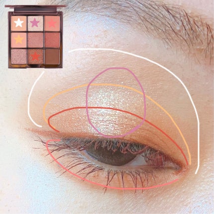 The Bella collection eyeshadow palette/CELEFIT/アイシャドウパレットを使ったクチコミ(4枚目)