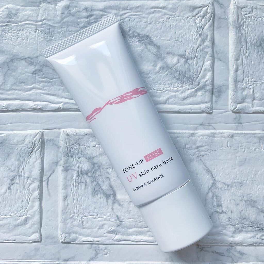 リペア＆バランス スキンケアUVベース＜トーンアップローズ＞/Repair&Balance/日焼け止めクリームを使ったクチコミ（2枚目）