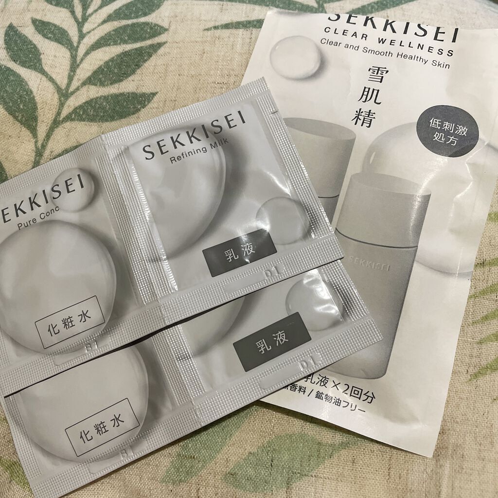 クリアウェルネス ピュア コンク/雪肌精/化粧水を使ったクチコミ（3枚目）