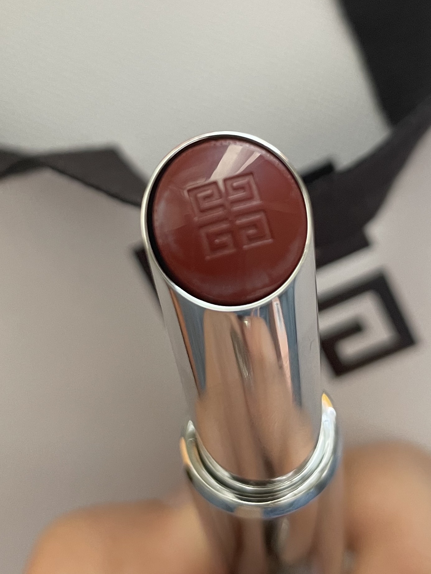 ローズ・パーフェクト No.501 スパイシー・ブラウン/GIVENCHY/リップバームを使ったクチコミ（2枚目）