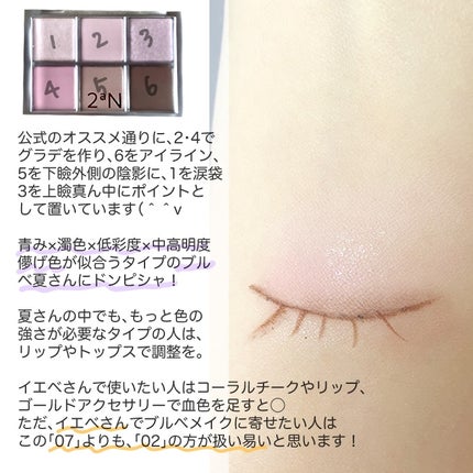 ベターミーアイパレット 07 ラヴァブル/2aN/マルチパレットを使ったクチコミ(3枚目)