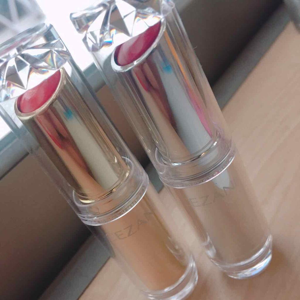 ラスティンググロスリップ/CEZANNE/口紅を使ったクチコミ（2枚目）