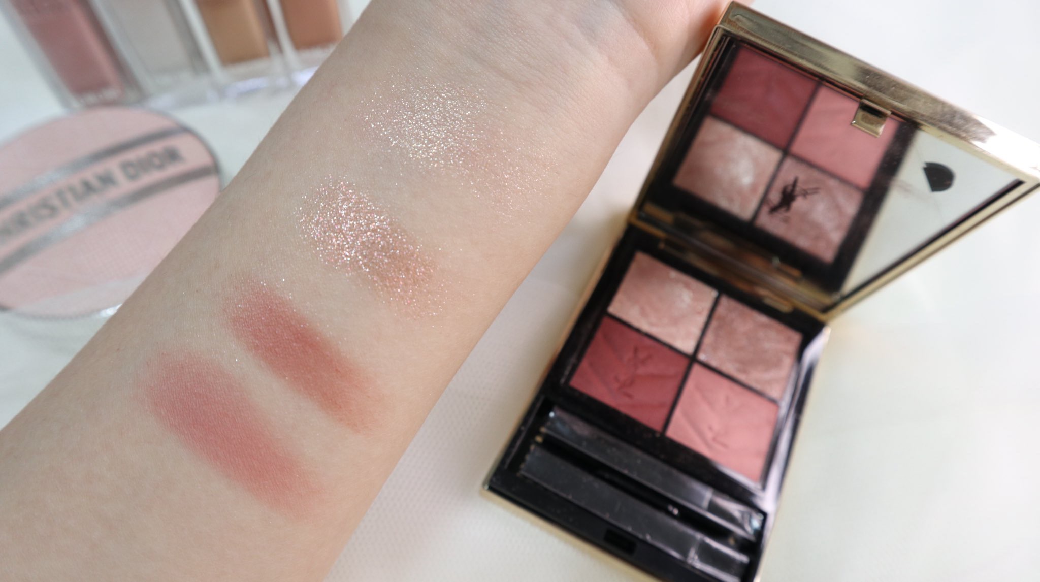 クチュール ミニ クラッチ #500 メディナ グロウ/YVES SAINT LAURENT BEAUTE/アイシャドウパレットを使ったクチコミ（2枚目）