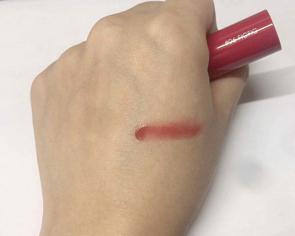 ジューシーラスティングティント/rom&nd/リップティントを使ったクチコミ(1枚目)