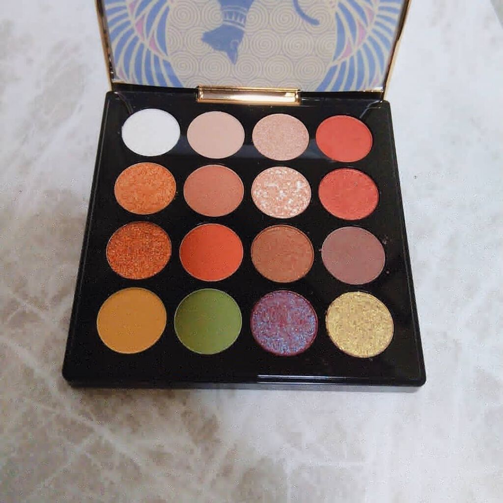 大英博物館 エジプトシリーズ アイシャドウパレット/ZEESEA/アイシャドウパレットを使ったクチコミ(4枚目)