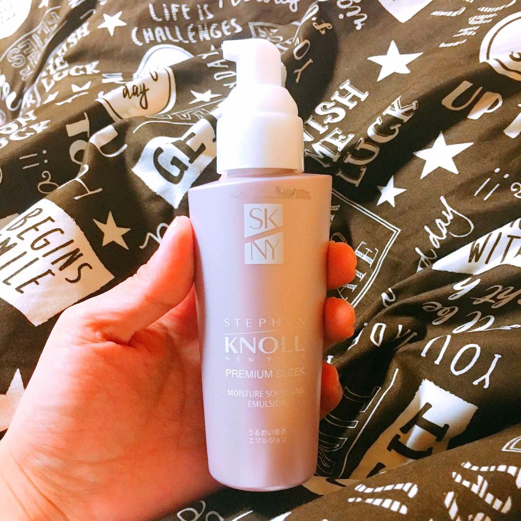 プレミアムスリーク モイスチュアソフニング エマルジョン/スティーブンノル ニューヨーク/ヘアミルクを使ったクチコミ（1枚目）