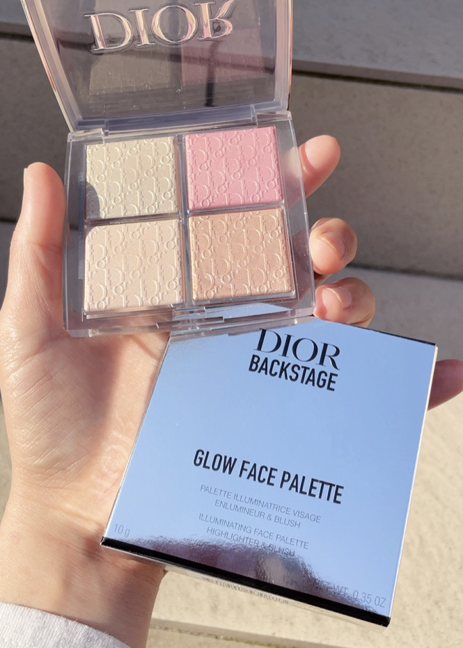 ディオール バックステージ フェイス グロウ パレット/Dior/ハイライトを使ったクチコミ（3枚目）