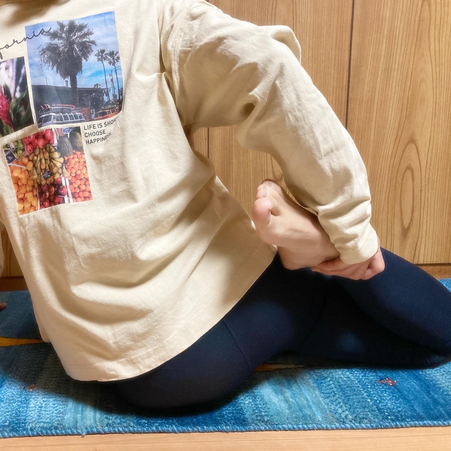 スリムレギンス color+/BELMISE/着圧ソックス・レギンスを使ったクチコミ（3枚目）