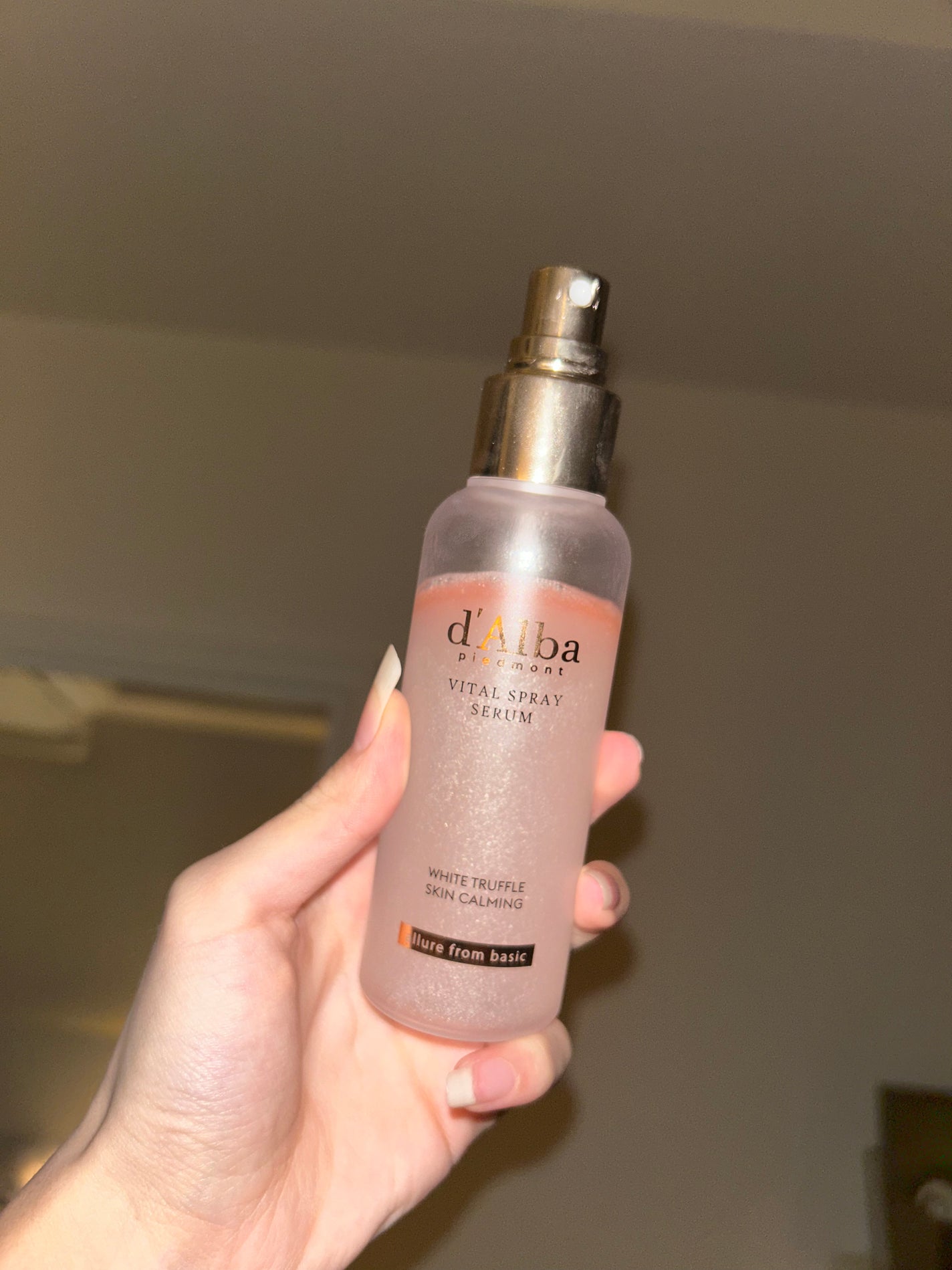 ダルバ ホワイトトリュフバイタルスプレーセラム/ダルバ/ミスト状化粧水を使ったクチコミ(1枚目)