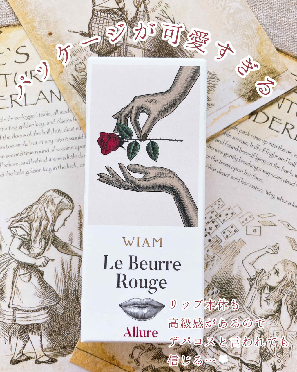 ル・ブール ルージュ アリュール/WIAM/口紅を使ったクチコミ（3枚目）