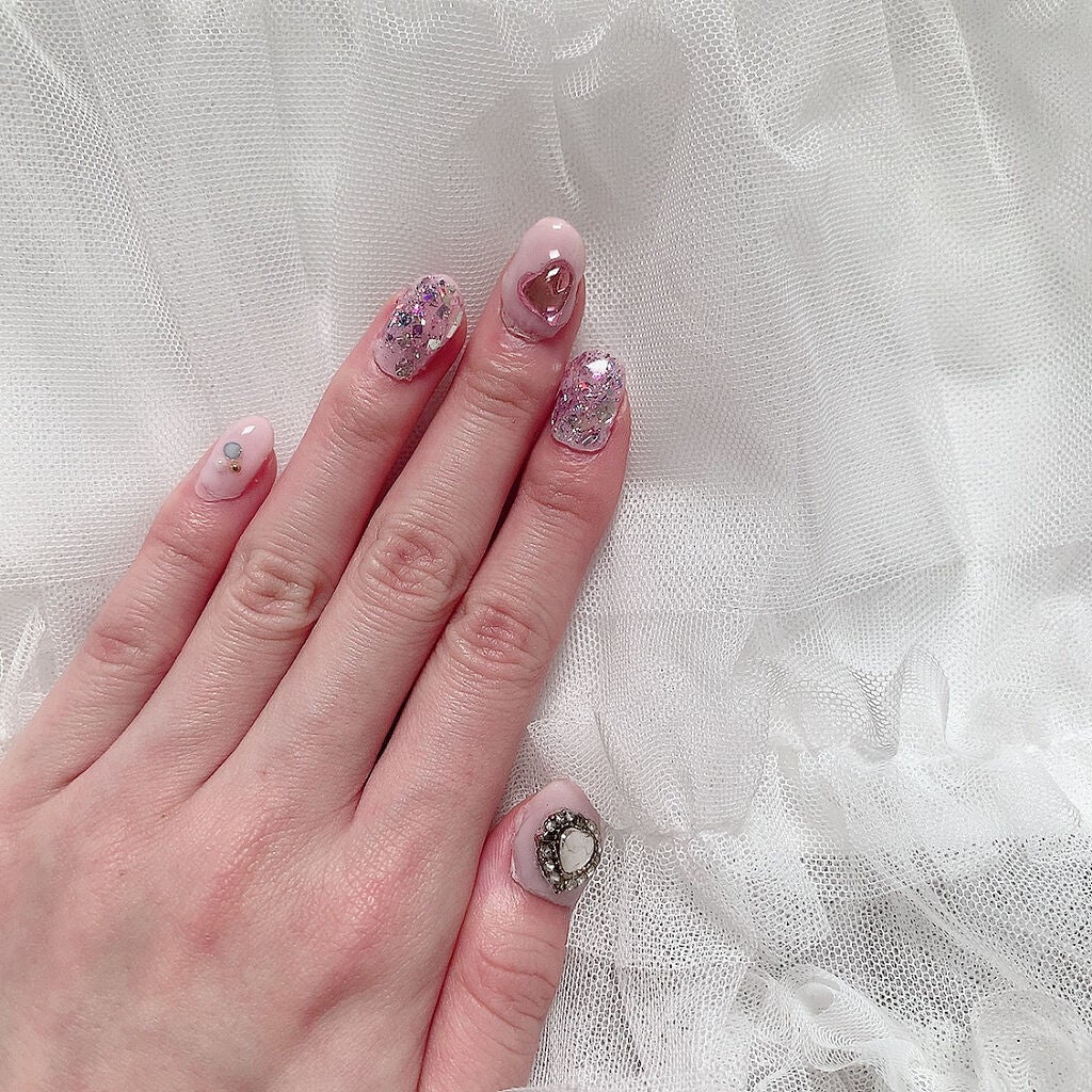 Sana@キラキラクリエイター on LIPS 「セルフジェルネイルに興味はあるけど、中々手が出せない🥺そんなあ..」(2枚目)