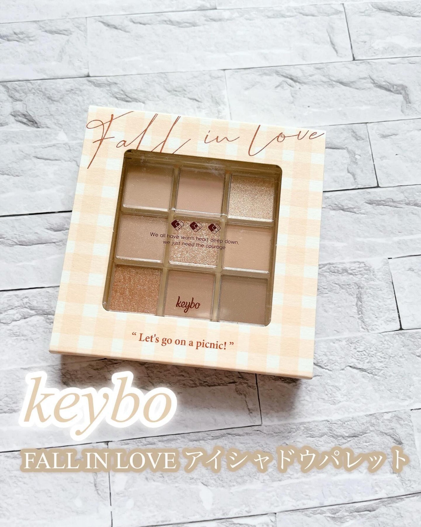 KEYBO FALL IN LOVE SHADOW PALETTE/keybo/アイシャドウパレットを使ったクチコミ(1枚目)