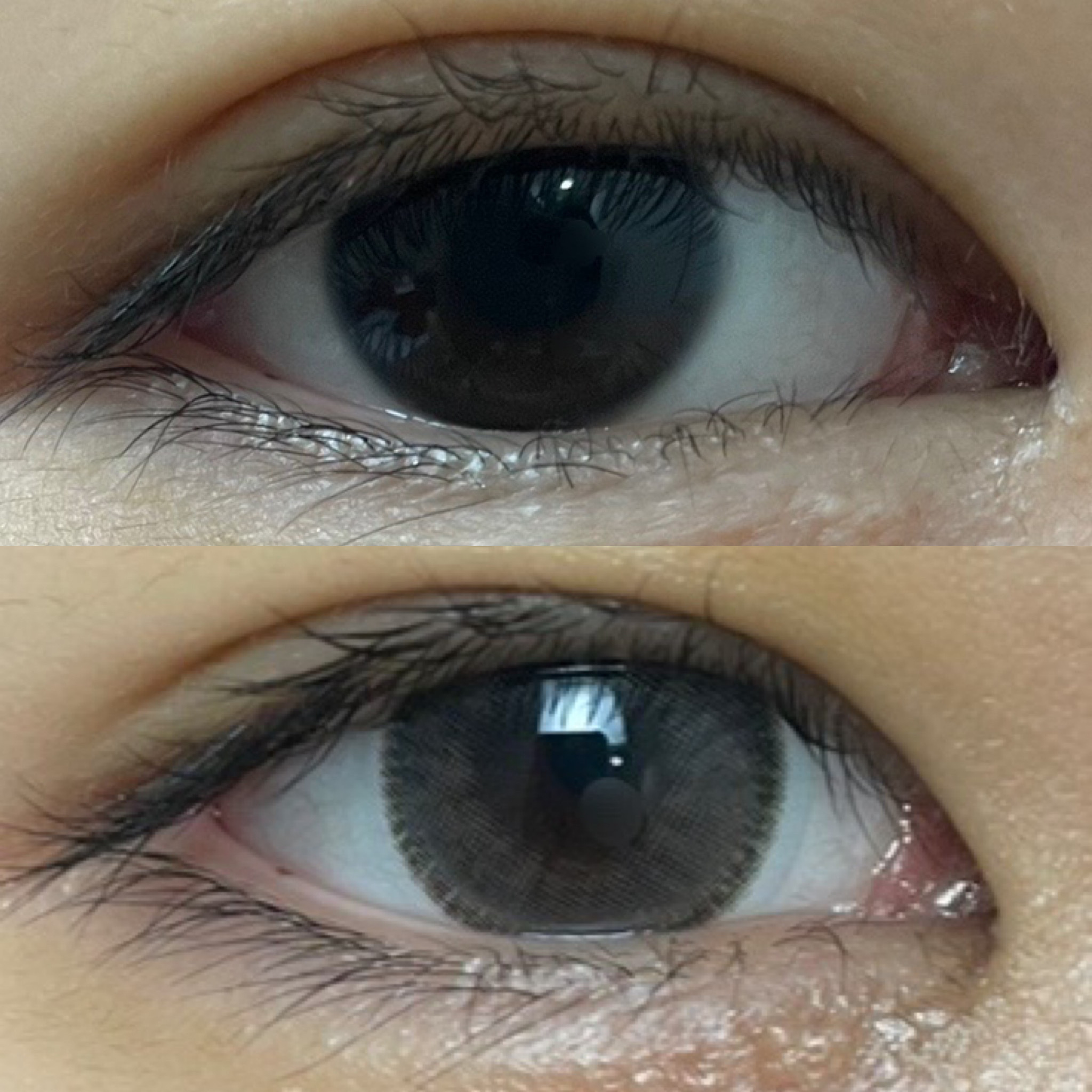 パリインザタイムシリーズ Paris 3AM クールブラウン/LENSSIS/カラーコンタクトレンズを使ったクチコミ（2枚目）