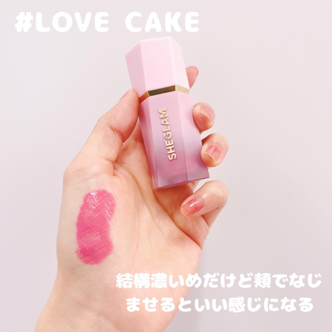 シーグラム カラーブルーム リキッドブラッシュ ラブケーキ(Love Cake)/SHEGLAM/リキッドチークを使ったクチコミ（3枚目）