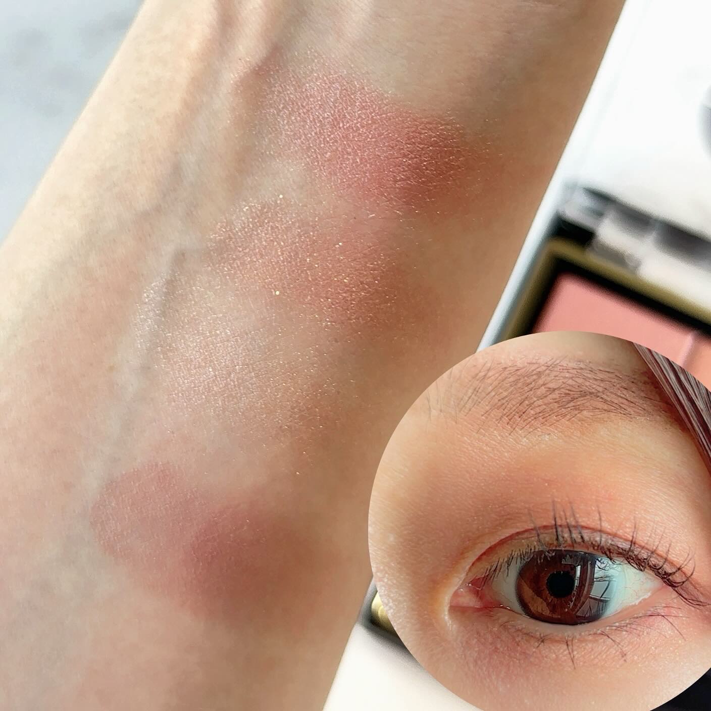 リアルクローズシャドウ/excel/アイシャドウパレットを使ったクチコミ（3枚目）