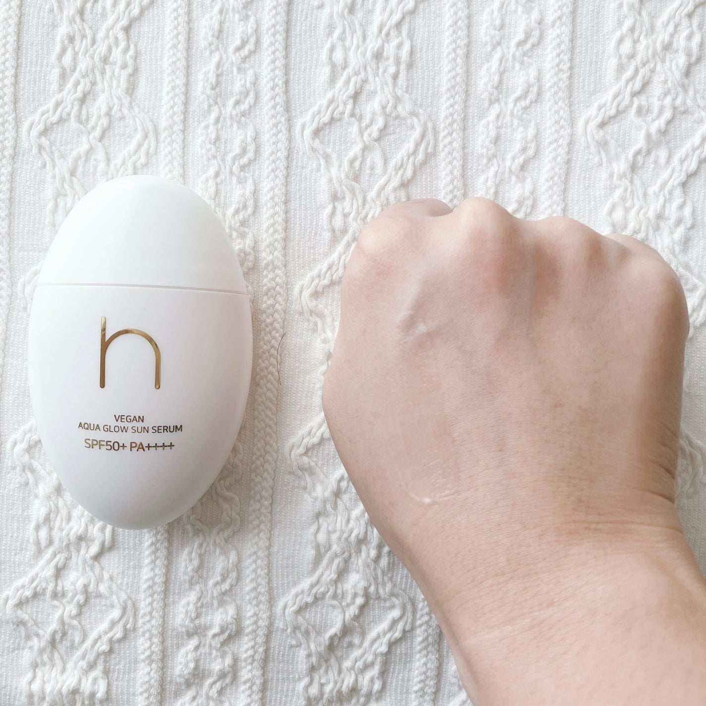 ヴィーガンアクアグロウサンセラム/HAMEL/日焼け止めローションを使ったクチコミ(7枚目)
