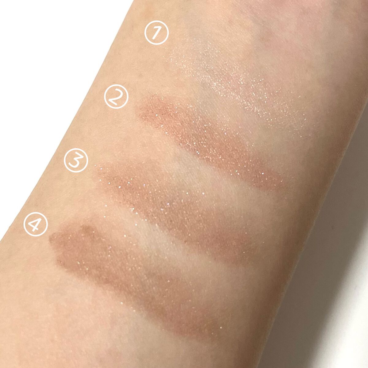 シルキースフレアイズ/キャンメイク/アイシャドウパレットを使ったクチコミ(3枚目)