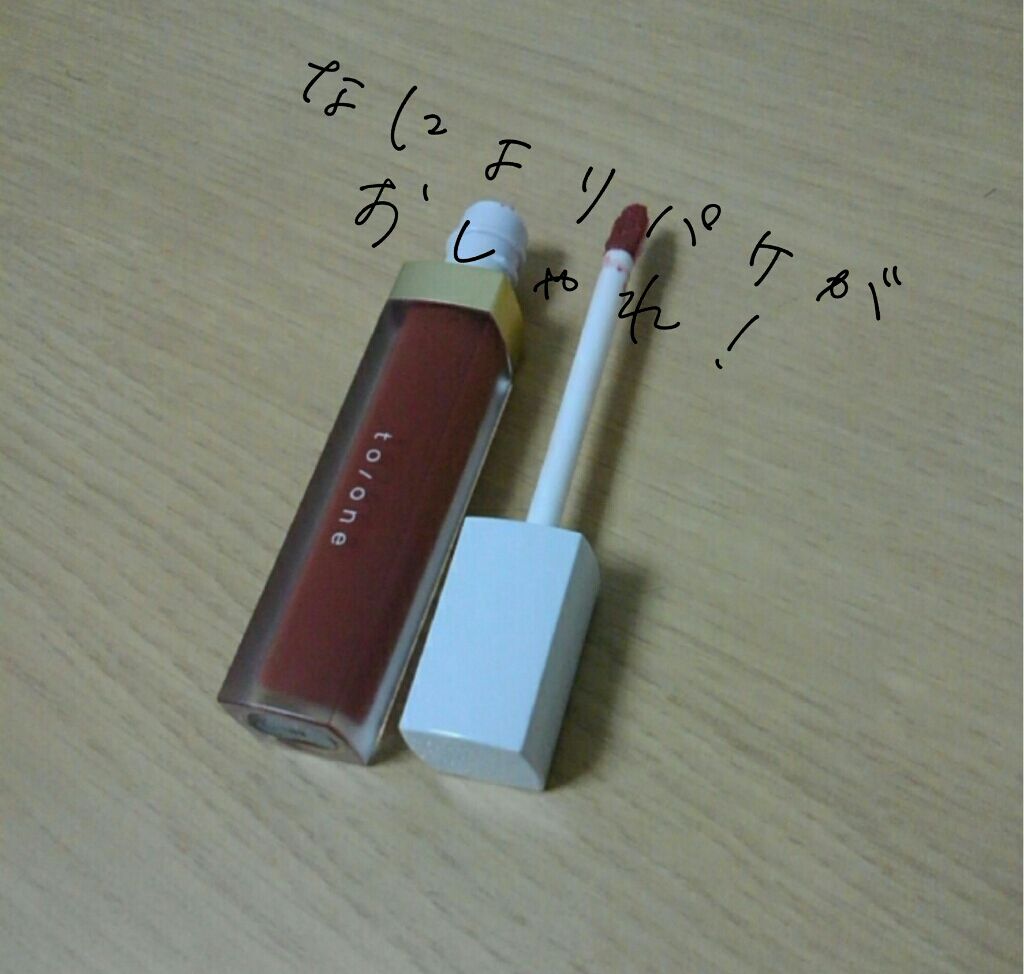 トーン ペタル エッセンス カラー バター/to/one/リップグロスを使ったクチコミ(4枚目)