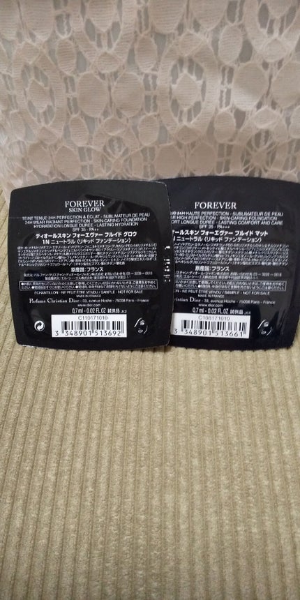 【旧】ディオールスキン フォーエヴァー フルイド マット/Dior/リキッドファンデーションを使ったクチコミ(2枚目)