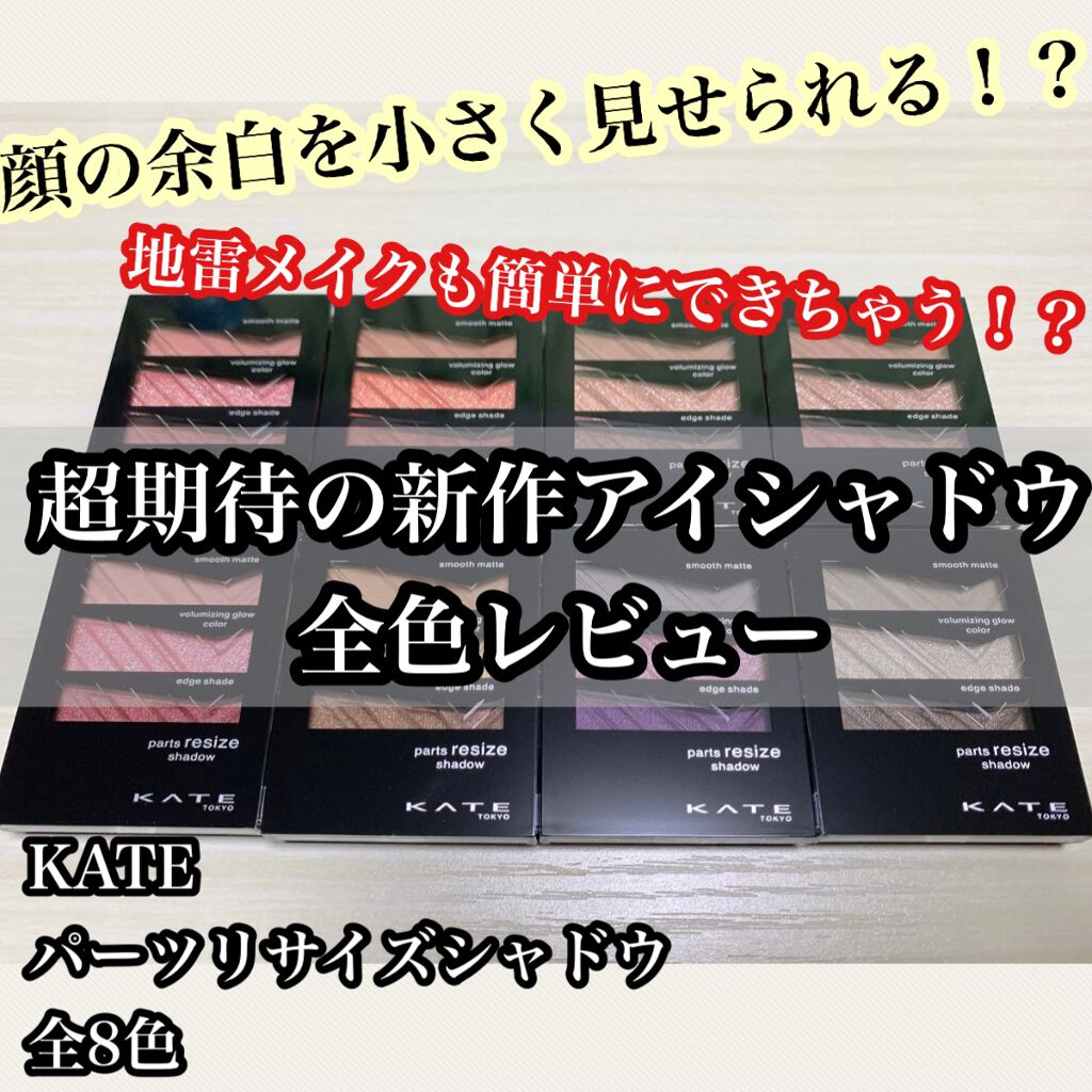 パーツリサイズシャドウ/KATE/アイシャドウパレットを使ったクチコミ(1枚目)