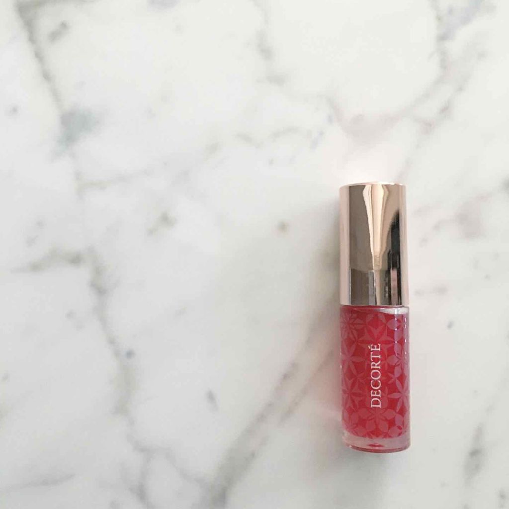 リップ オイル 03 luxe camellia/DECORTÉ/リップオイルを使ったクチコミ（1枚目）