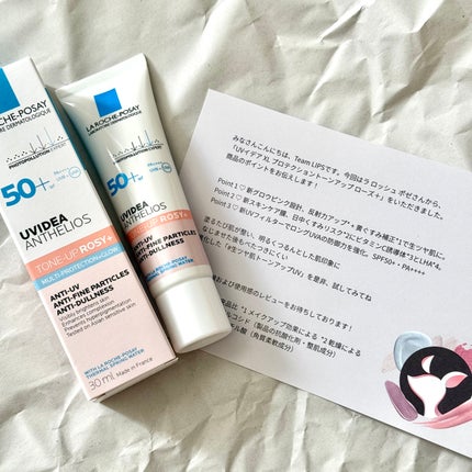 UVイデア XL プロテクショントーンアップ ローズ+/ラ ロッシュ ポゼ/日焼け止め・UVケアを使ったクチコミ(1枚目)