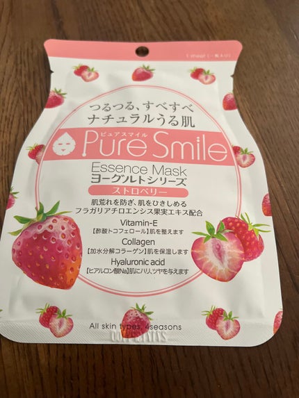 ヨーグルトシリーズ ストロベリー/Pure Smile/シートマスク・パックを使ったクチコミ(1枚目)