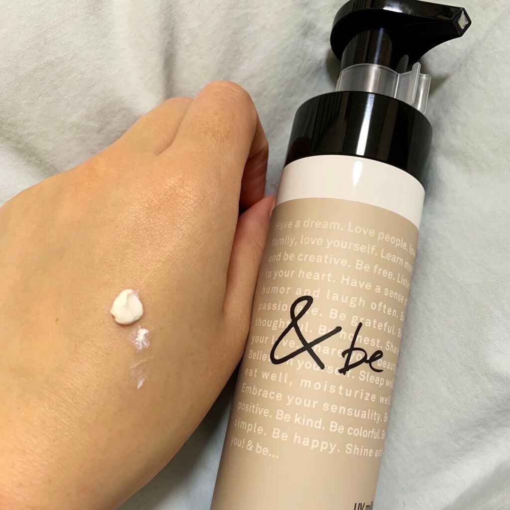 UVミルク/&be/日焼け止め・UVケアを使ったクチコミ(2枚目)