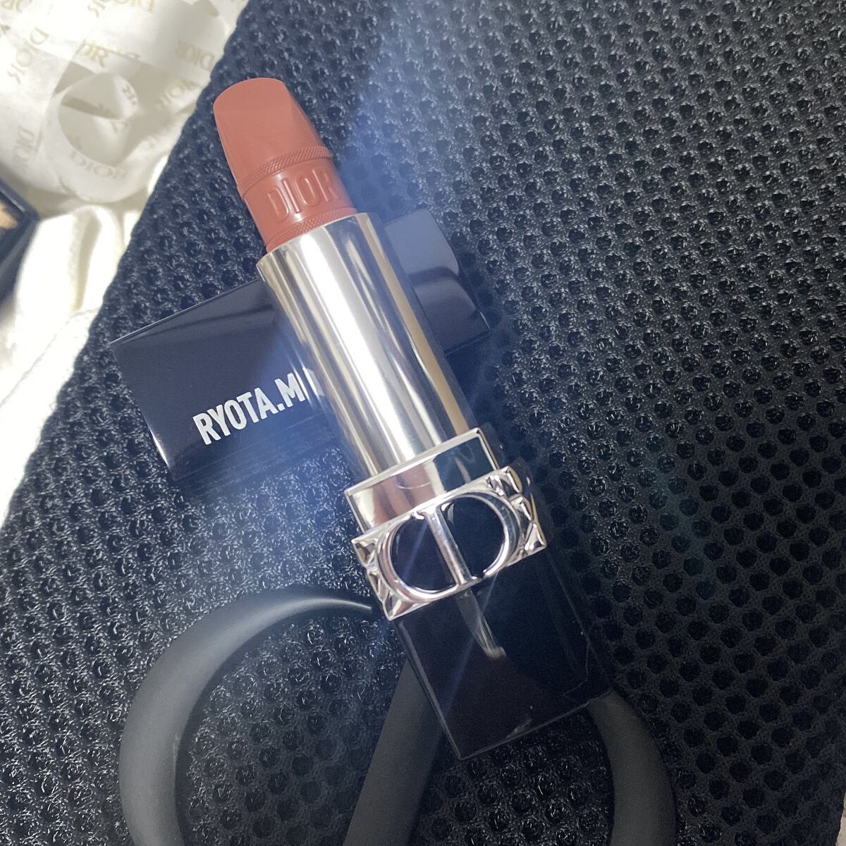 ルージュ ディオール 200 ヌード タッチ サテン/Dior/口紅を使ったクチコミ（3枚目）