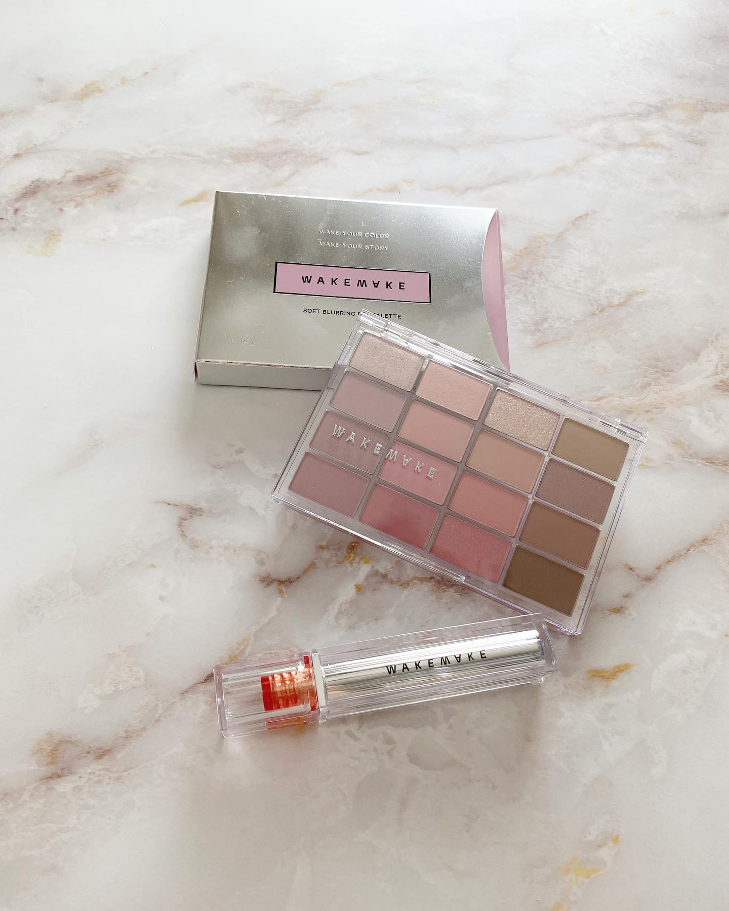 ソフトブラーリングアイパレット/wakemake/アイシャドウパレットを使ったクチコミ（1枚目）