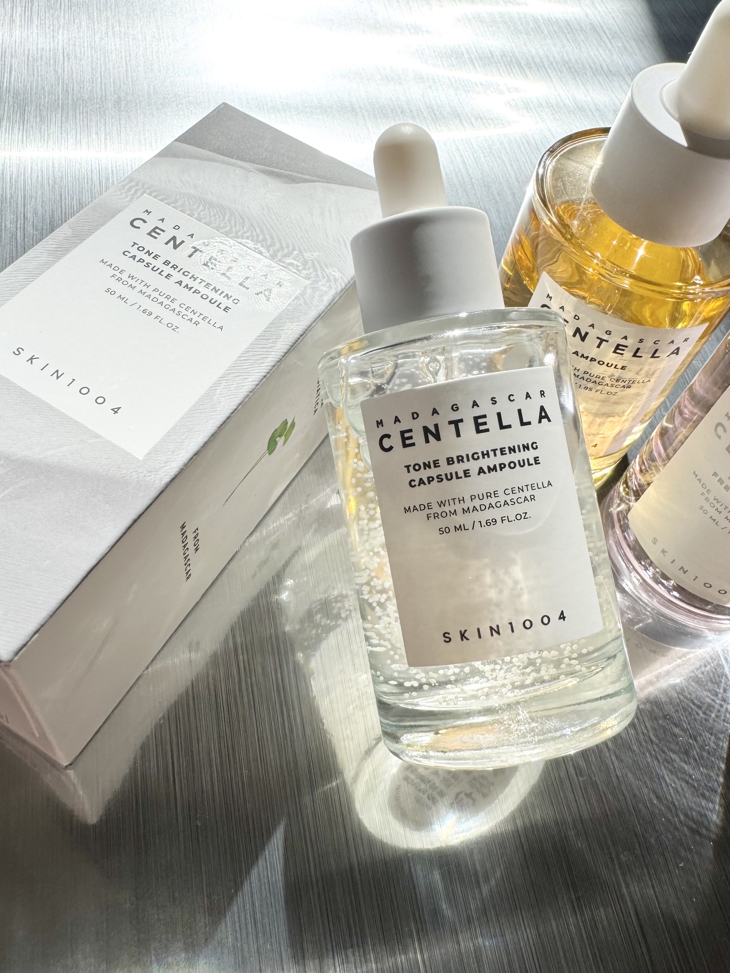 トーンブライトニング カプセルアンプル/SKIN1004/美容液を使ったクチコミ（1枚目）