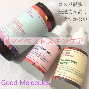 Niacinamide Brightening Toner /Good Molecules/化粧水を使ったクチコミ（1枚目）