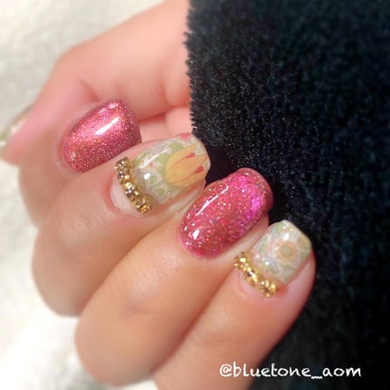 パル カラージェル/キャンドゥ/ジェルネイルを使ったクチコミ(6枚目)