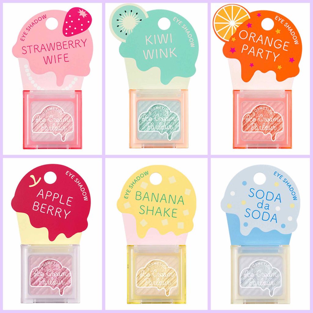 アイシャドウ/アイスクリームパーラー コスメティクス/単色アイシャドウを使ったクチコミ(2枚目)