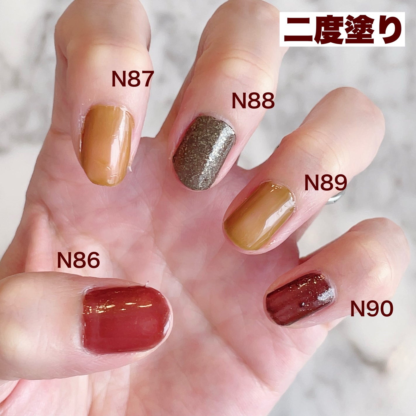 カラフルネイルズ/キャンメイク/マニキュアを使ったクチコミ(4枚目)