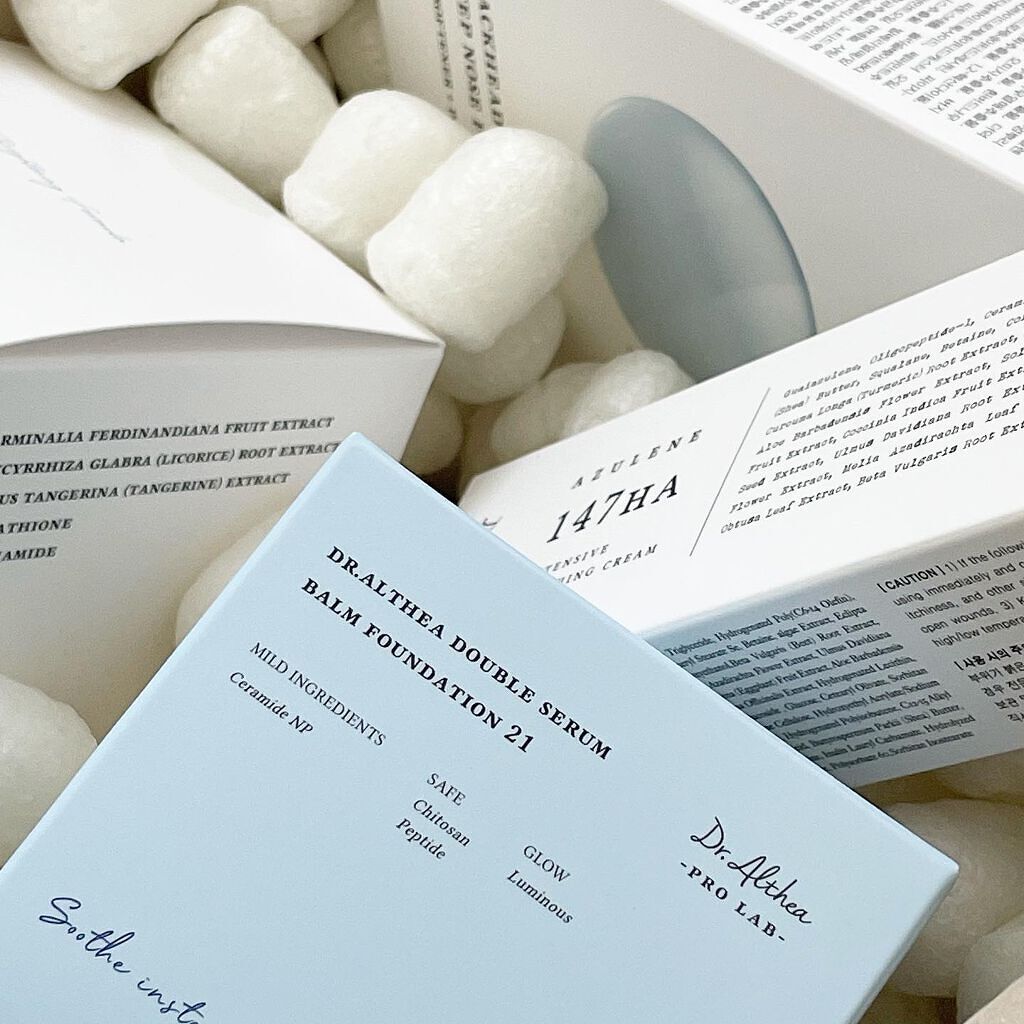 ダブル セラム バーム ファンデーション/Dr.Althea/クリーム・エマルジョンファンデーションを使ったクチコミ(1枚目)