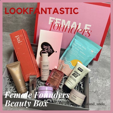 Lookfantastic look fantastic Beauty Boxのクチコミ「☑︎LOOKFANTASTIC
Female Founders Beauty Box

こちら.....」（1枚目）