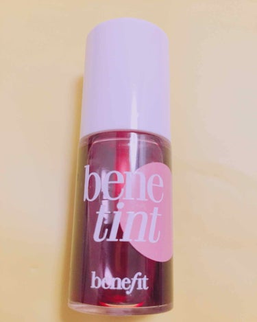 benefit 
benetint  cheek  &  lip  stain  travel
size  mini 12.5ml  $12.00 

お姉ちゃんがオーストリアのお土産で
くれました。
