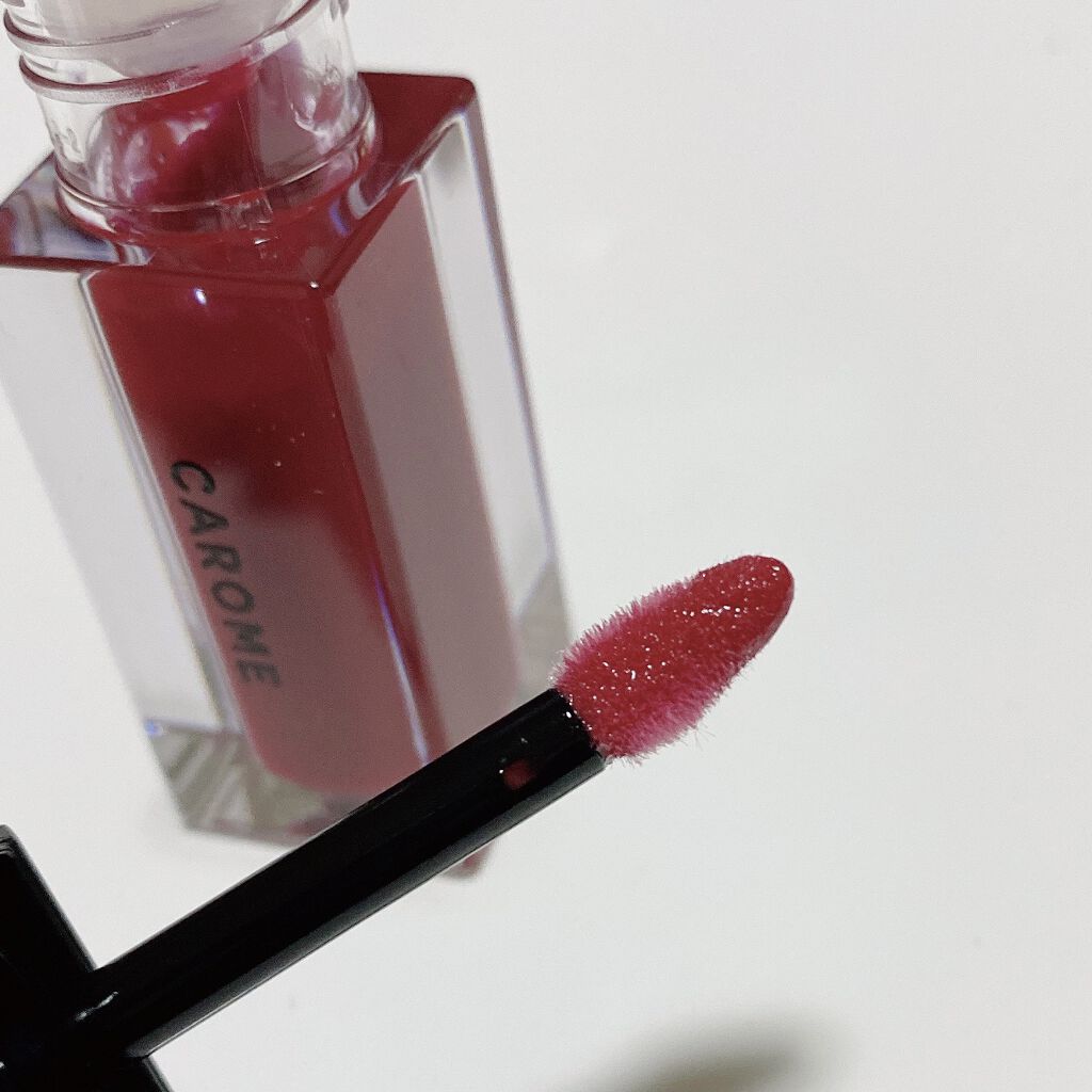 ブルーミングリップグロウ ディープレッド/CAROME./口紅を使ったクチコミ（3枚目）