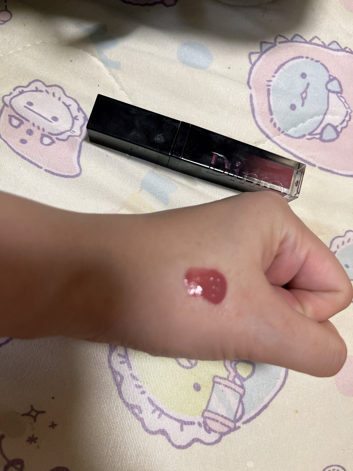 ディープキスド プランピング リップエナメル/Dinto/リップグロスを使ったクチコミ(6枚目)