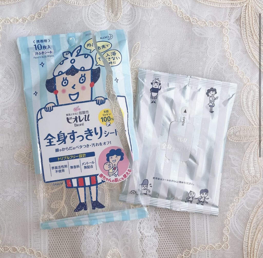 全身すっきりシート 10枚入×2個(徳用)/ビオレu/ボディシートを使ったクチコミ（1枚目）