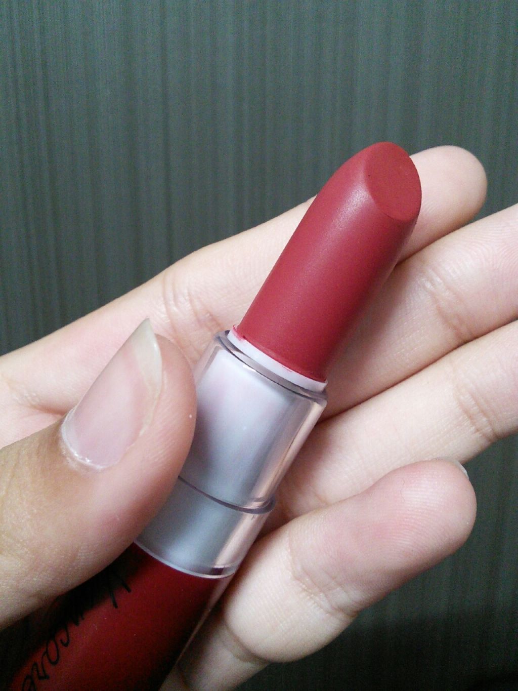 カンコレ マットリップスティック/DAISO/口紅を使ったクチコミ（2枚目）