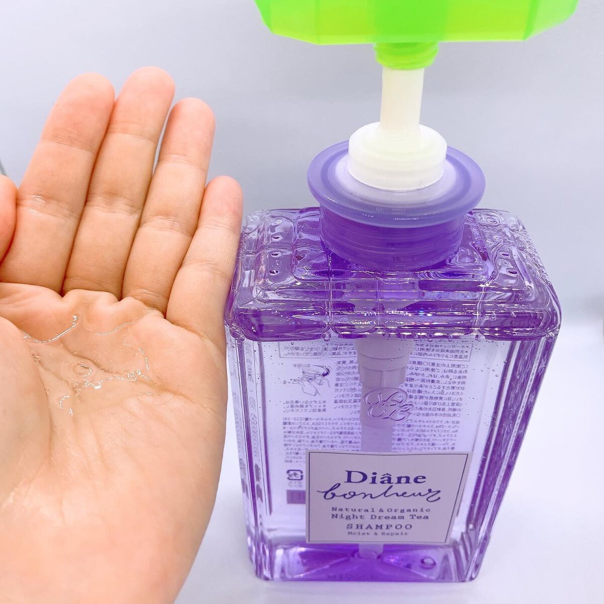 ダイアンボヌール モイスト＆リペア シャンプー/トリートメント ナイトドリームティーの香り シャンプー 500ml/ダイアン/市販シャンプーを使ったクチコミ（2枚目）