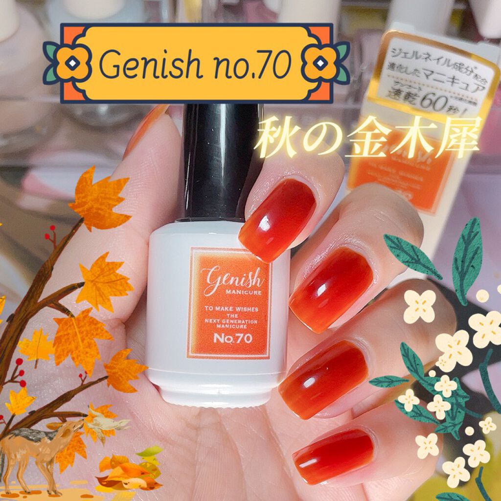 ジーニッシュ/ジーニッシュマニキュア/マニキュアを使ったクチコミ(1枚目)