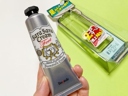 薬用足指さらさらクリーム/デオナチュレ/デオドラント・制汗剤を使ったクチコミ(1枚目)