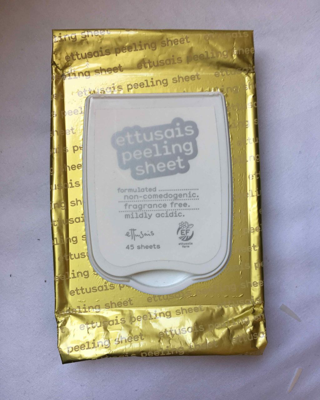 ふきとりピーリングシートN/ettusais/ピーリングを使ったクチコミ(1枚目)