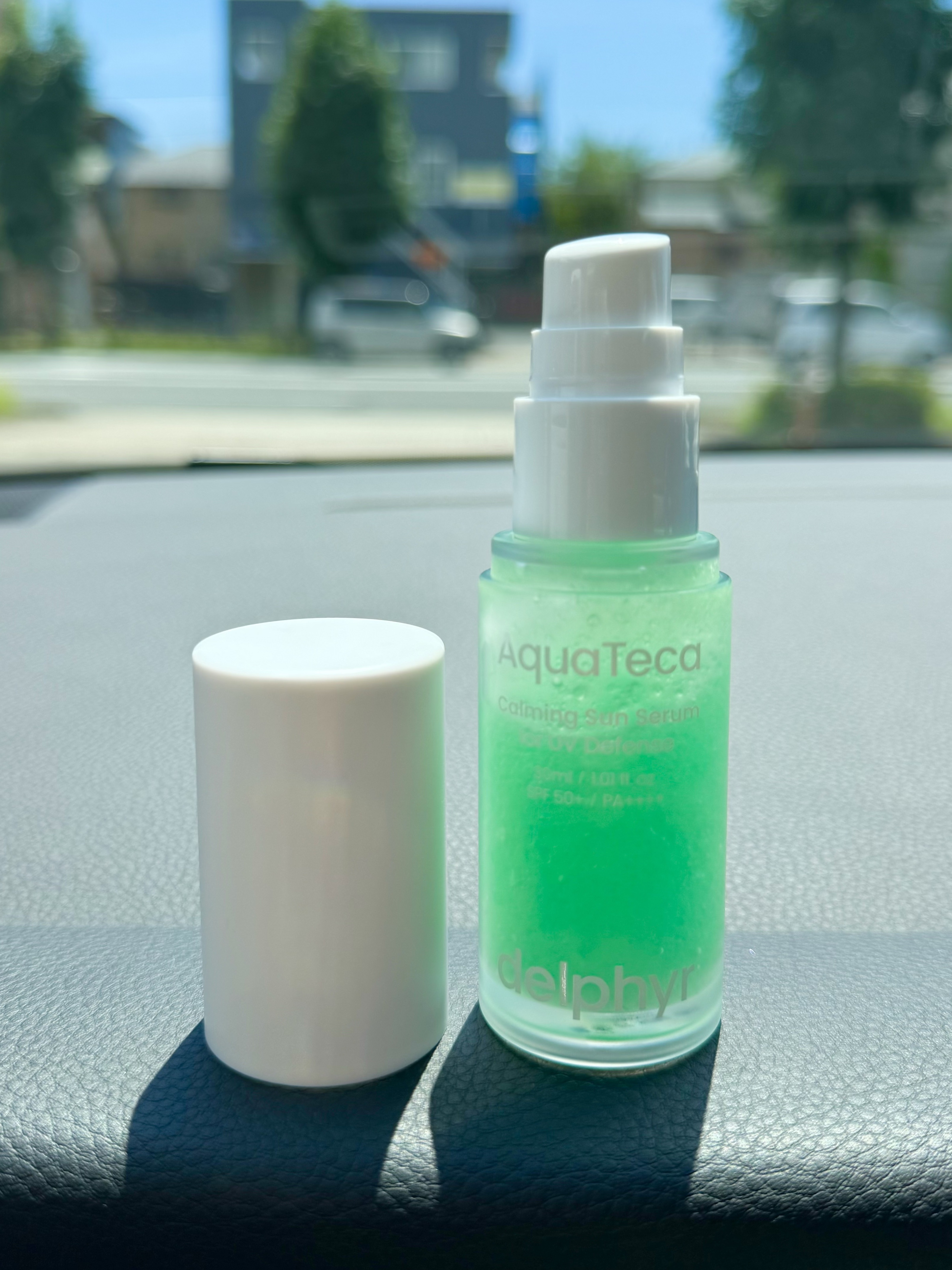 AquaTeca calming sun serum/Delphyr/日焼け止めローションを使ったクチコミ（2枚目）