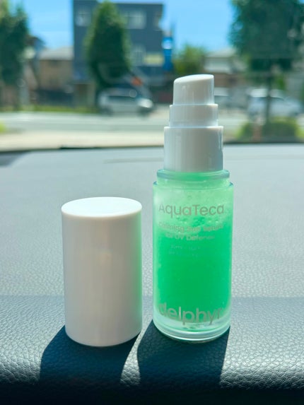 AquaTeca calming sun serum/Delphyr/日焼け止めローションを使ったクチコミ(2枚目)
