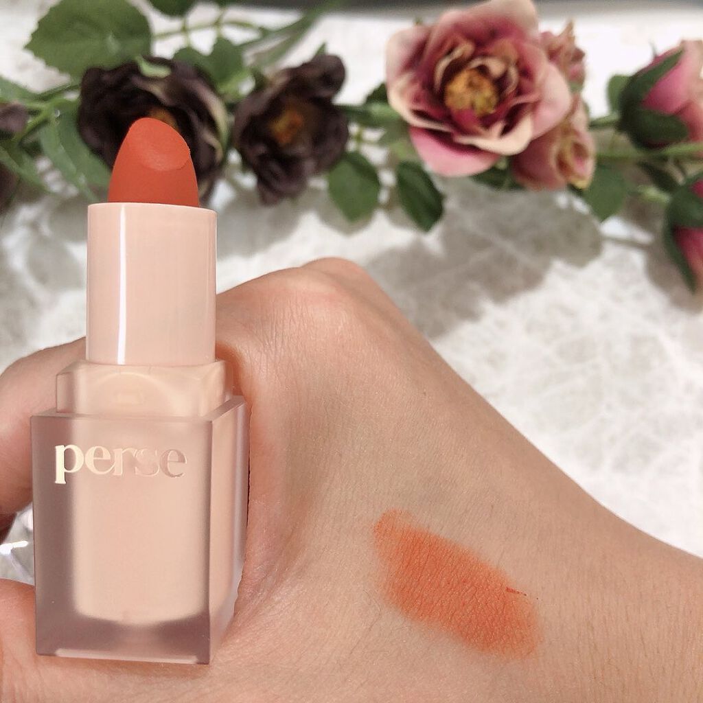 ベルベットフィックスリップバーム/perse/リップバームを使ったクチコミ(3枚目)